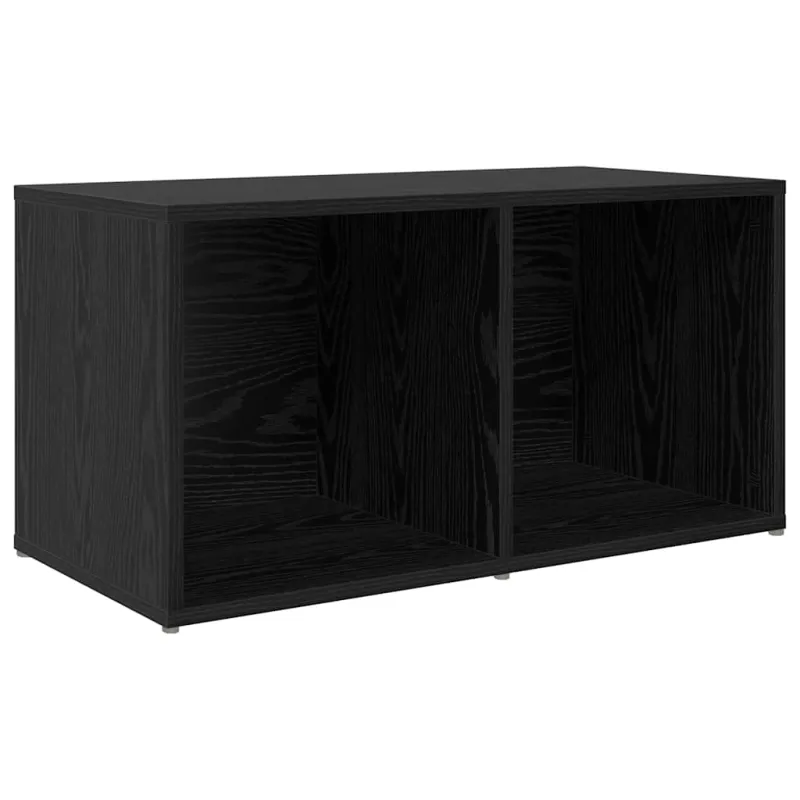TV spintelių komplektas Juoda 72 x 35 x 37 cm Apdirbta mediena