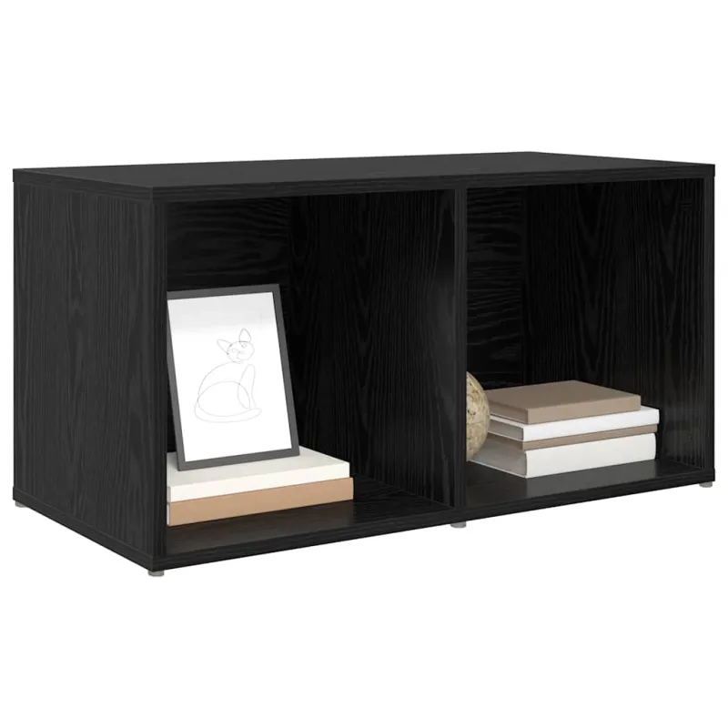 TV spintelių komplektas Juoda 72 x 35 x 37 cm Apdirbta mediena