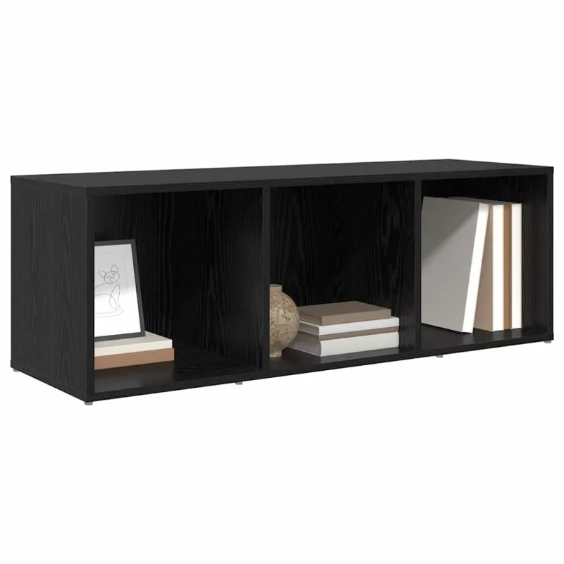 TV spintelių komplektas Juoda 72 x 35 x 37 cm Apdirbta mediena