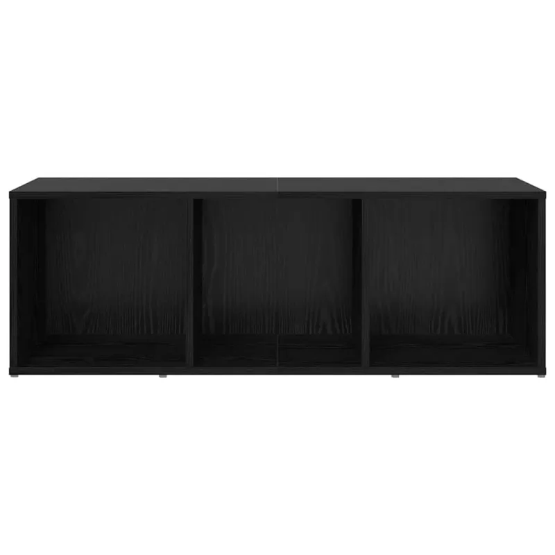 TV spintelių komplektas Juoda 72 x 35 x 37 cm Apdirbta mediena
