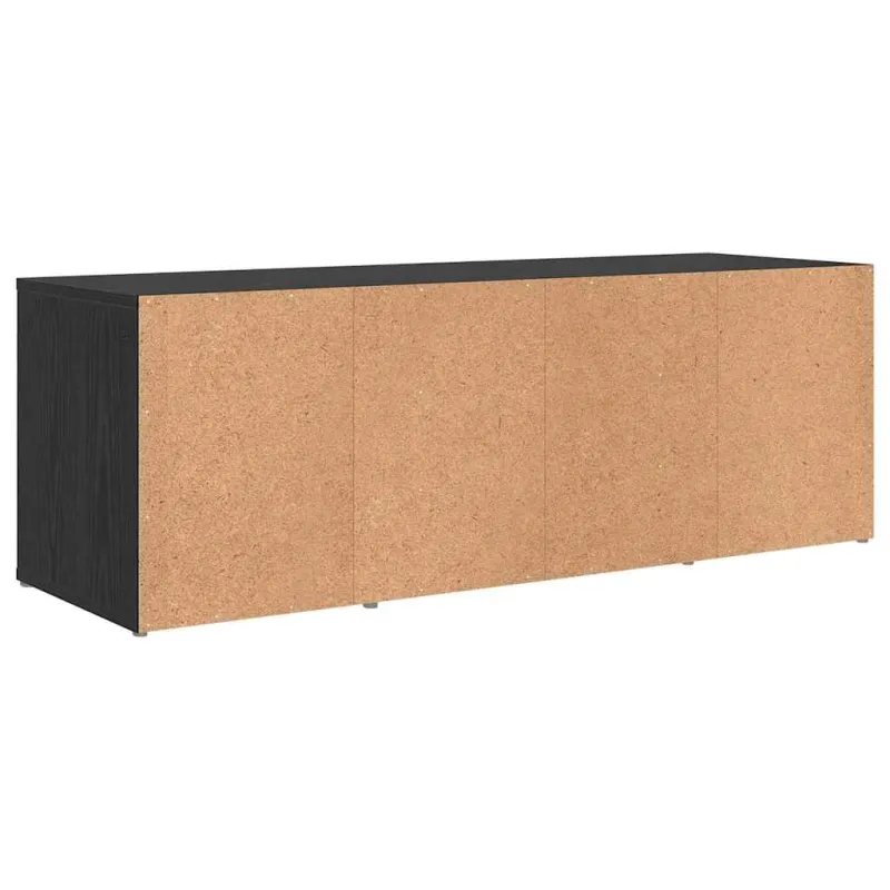 TV spintelių komplektas Juoda 72 x 35 x 37 cm Apdirbta mediena