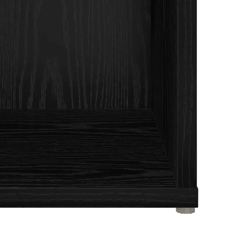 TV spintelių komplektas Juoda 72 x 35 x 37 cm Apdirbta mediena