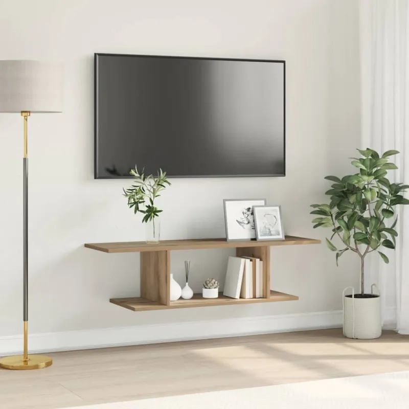 TV spintelių komplektas Amatininkų ąžuolas 102 x 35 x 35 cm