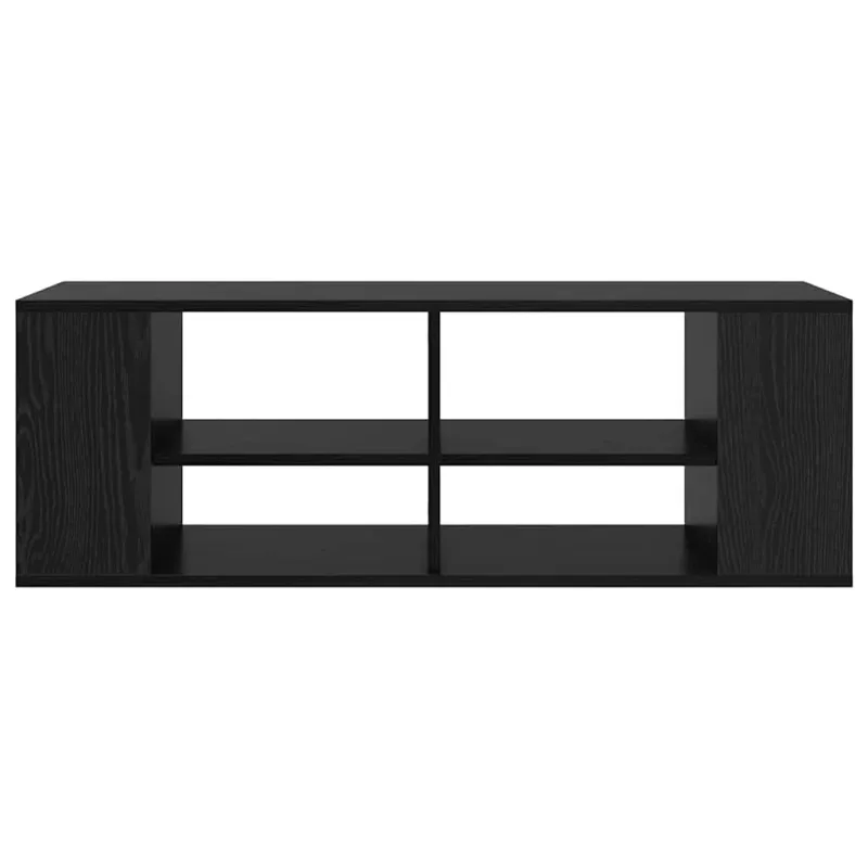 TV spintelių komplektas Juodas ąžuolas 102 x 35 x 35 cm