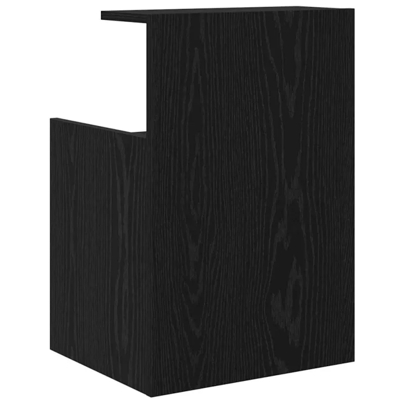 Šalia lovos spintelė 2 pcs Juodas ąžuolas 40 x 35 x 60 cm