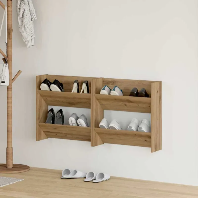 Batu skrynia 2 pcs Amatininkų ąžuolas 60 x 18 x 60 cm