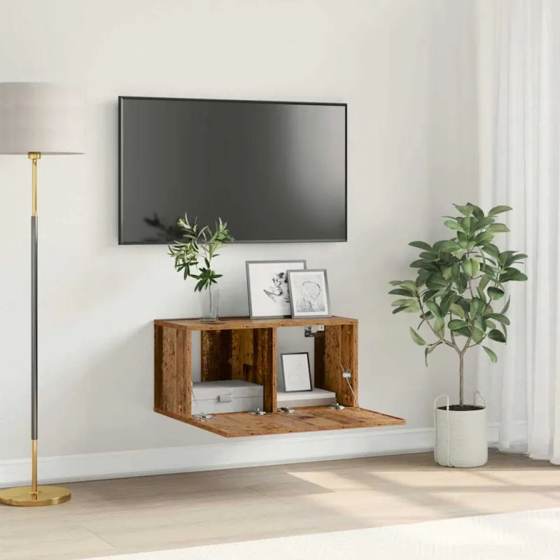 TV spintelių komplektas Ruda 60 x 30 x 30 cm Apdirbta mediena