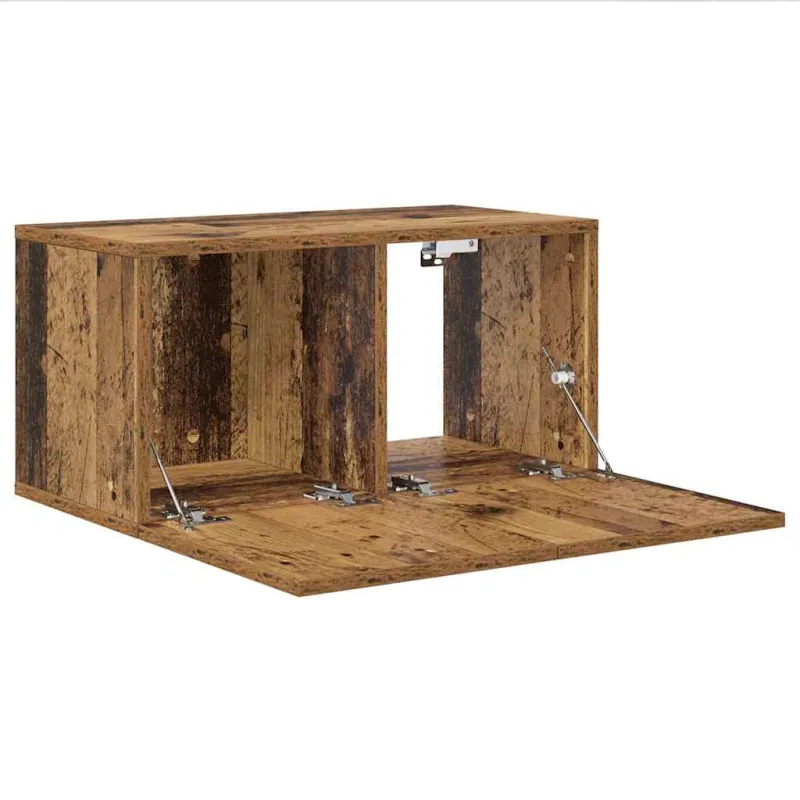 TV spintelių komplektas Ruda 60 x 30 x 30 cm Apdirbta mediena