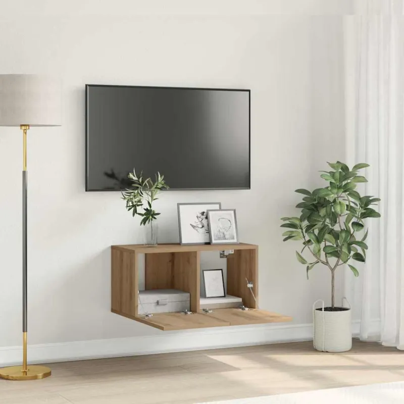 TV spintelių komplektas Ruda 60 x 30 x 30 cm Apdirbta mediena