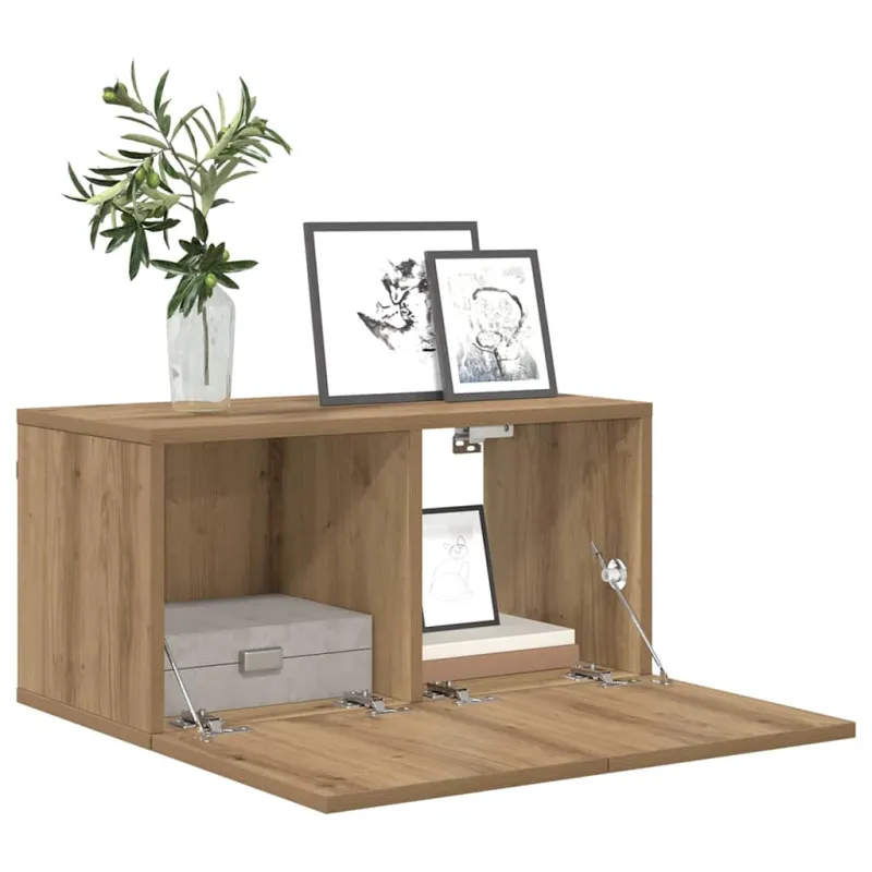 TV spintelių komplektas 2 pcs Ruda 60 x 30 x 30 cm