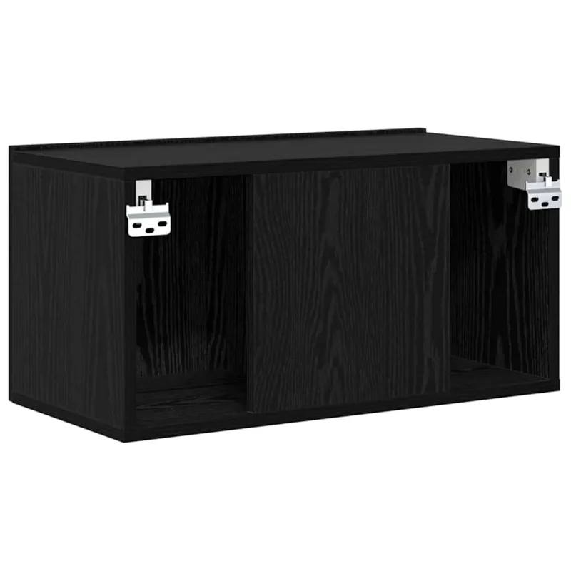 TV spintelių komplektas Juoda 60 x 30 x 30 cm Apdirbta mediena