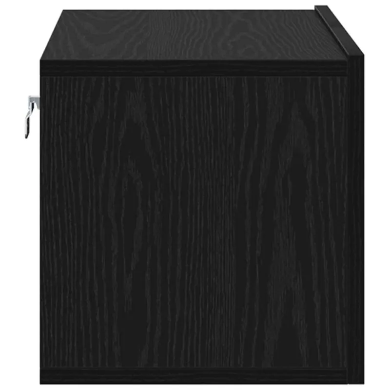 TV spintelių komplektas 3 pcs Juoda 60 x 30 x 30 cm