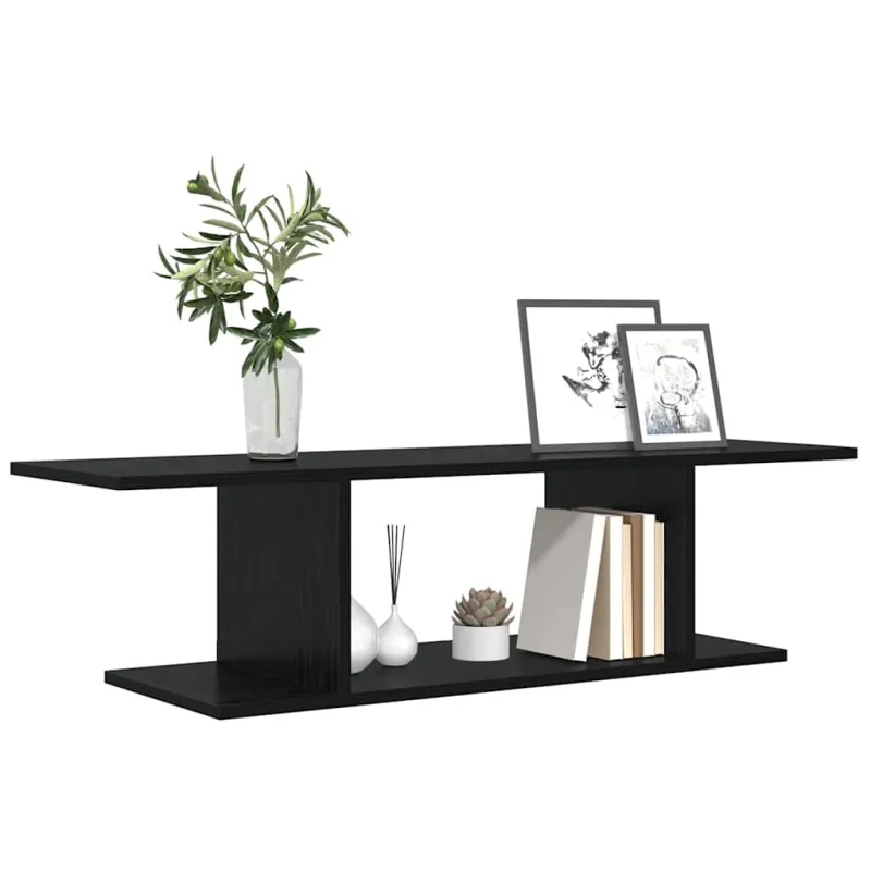 TV spintelių komplektas Juoda 103 x 30 x 26,5 cm