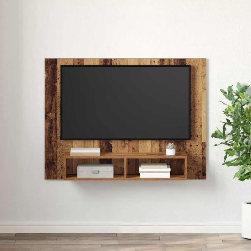 TV spintelių komplektas Senovinis medis 120 x 23,5 x 90 cm