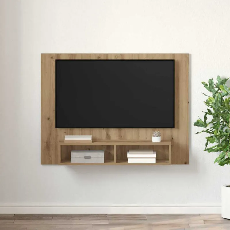 TV spintelių komplektas Amatininkų ąžuolas 120 x 23,5 x 90 cm