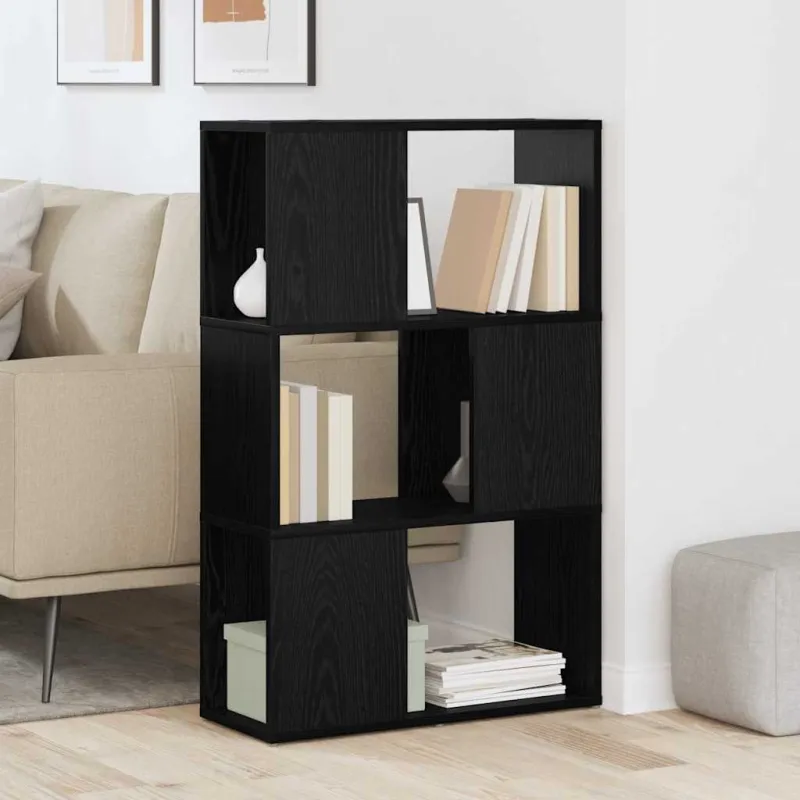 TV spintelių komplektas Juoda 60 x 24 x 94,5 cm
