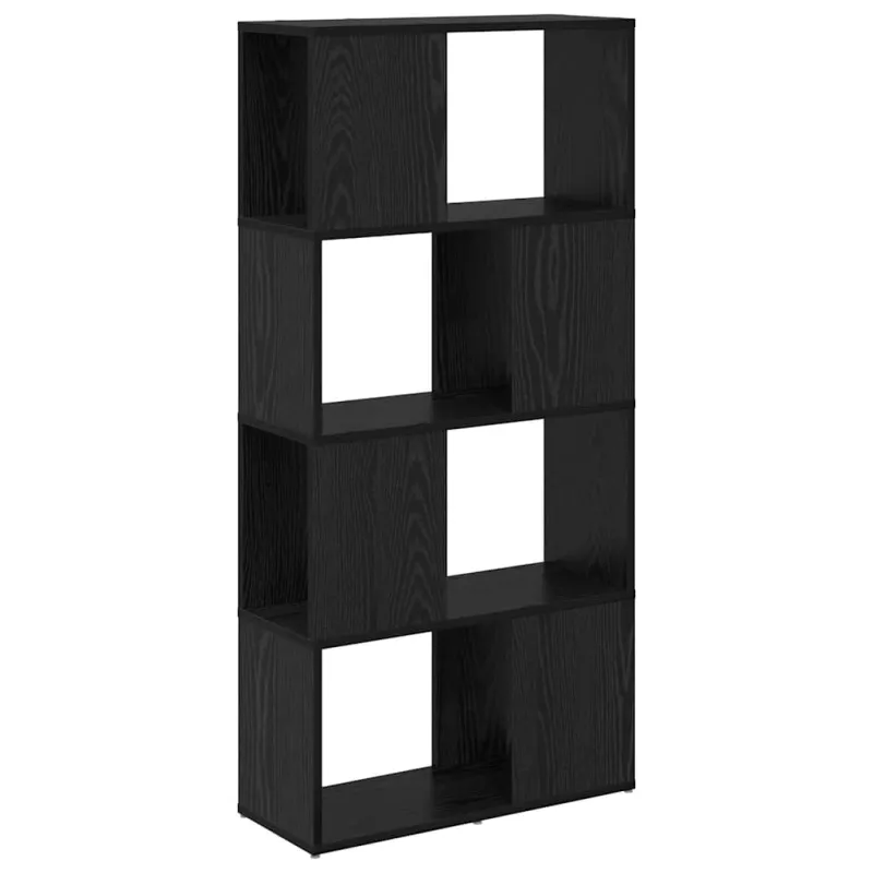 TV spintelių komplektas Juoda 60 x 24 x 125,5 cm