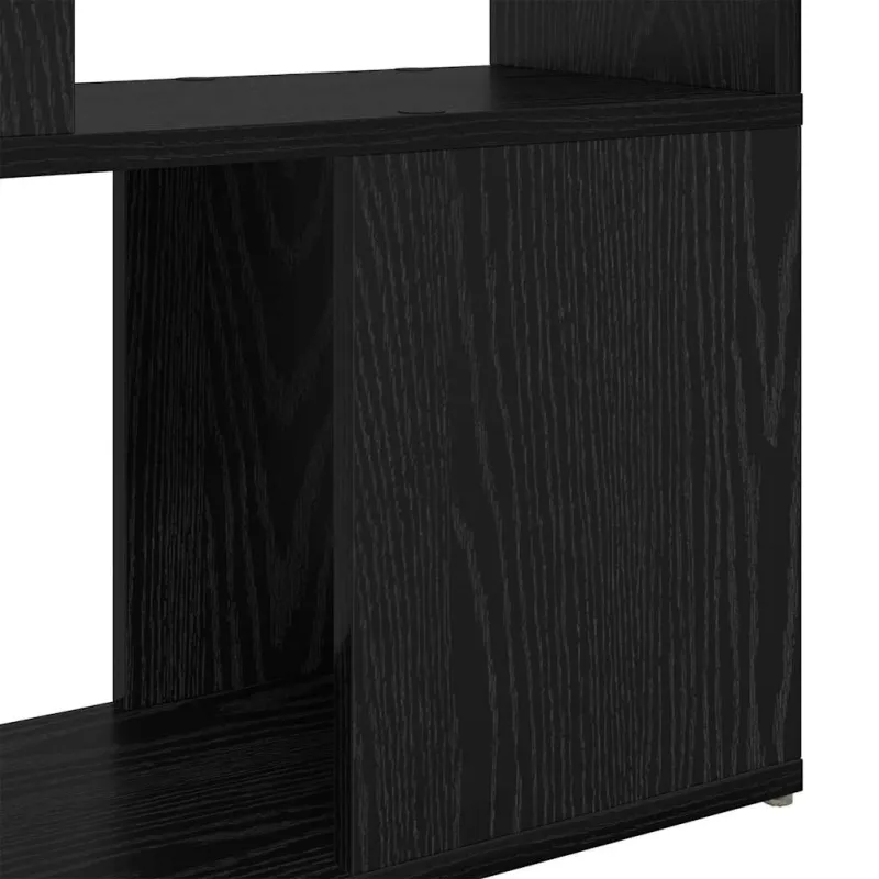 TV spintelių komplektas Juoda 60 x 24 x 125,5 cm
