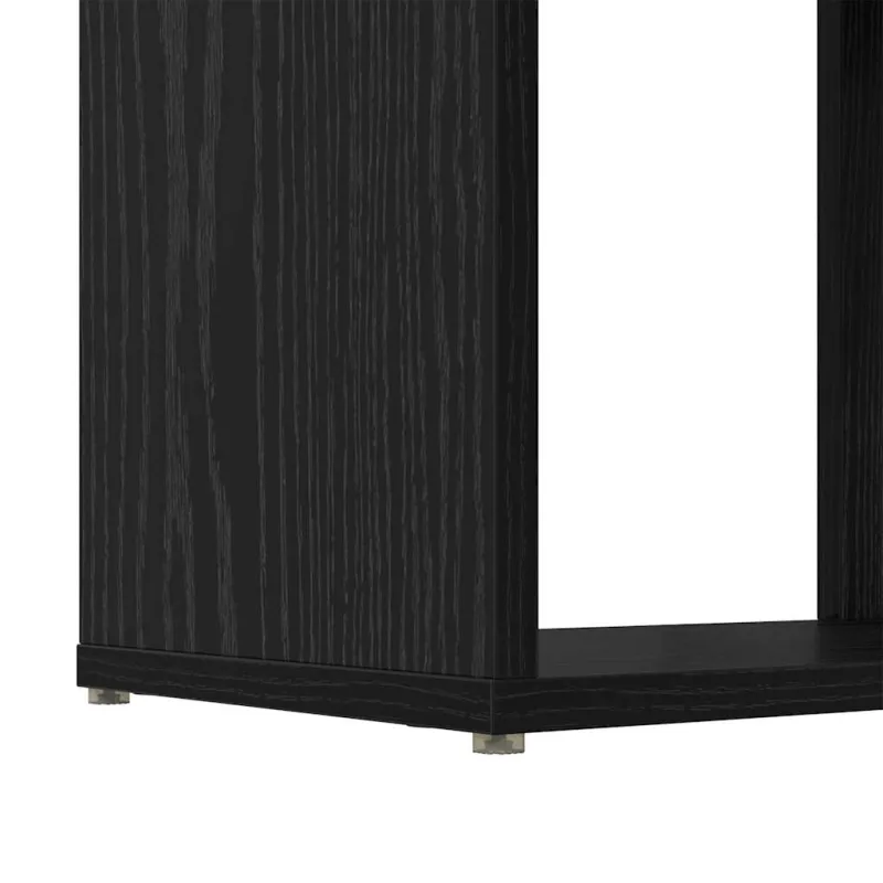 TV spintelių komplektas Juoda 60 x 24 x 125,5 cm
