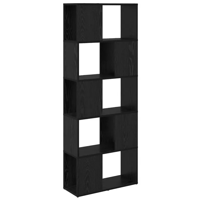 TV spintelių komplektas Juoda 60 x 24 x 156 cm Apdirbta mediena
