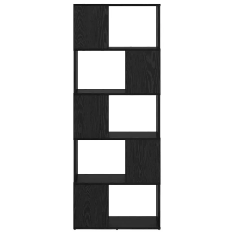 TV spintelių komplektas Juoda 60 x 24 x 156 cm Apdirbta mediena
