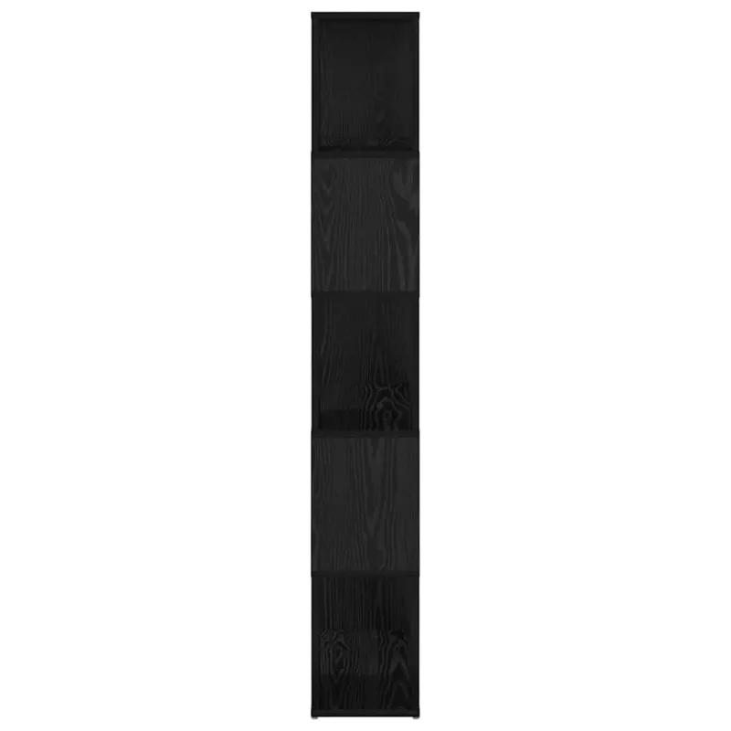 TV spintelių komplektas Juoda 60 x 24 x 156 cm Apdirbta mediena