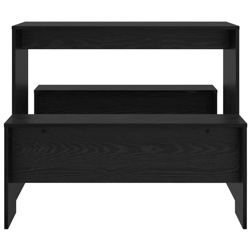 Valgomojo komplektas 2 pcs juoda ąžuolo Apdirbta mediena