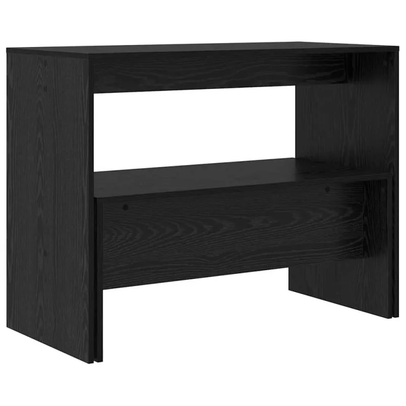 Valgomojo komplektas 2 pcs juoda ąžuolo Apdirbta mediena
