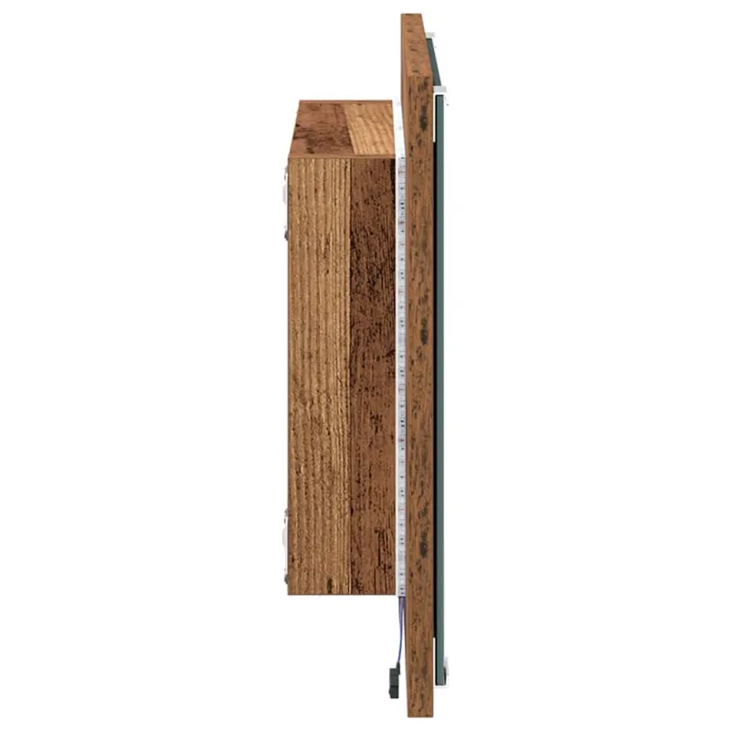 LED vonios veidrodis Senovinis medis 40 x 37 x 8.5 cm