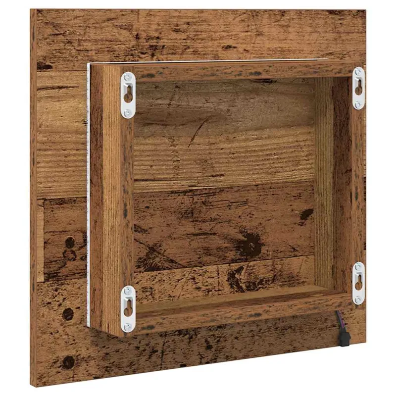 LED vonios veidrodis Senovinis medis 40 x 37 x 8.5 cm