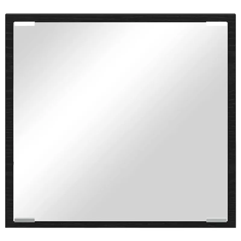 LED vonios veidrodis Juodas ąžuolas 40 x 37 x 8.5 cm