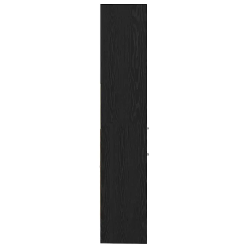 Knygų spinta juoda ąžuolo 40 x 35 x 180 cm Apdirbta mediena