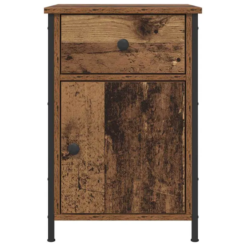 Šalia lovos spintelė 2 pcs Senas medis 40 x 42 x 60 cm