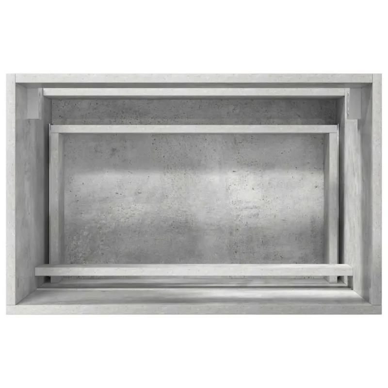Vonios baldų rinkinys su stalčių Betono pilka 60 x 38,3 x 45 cm