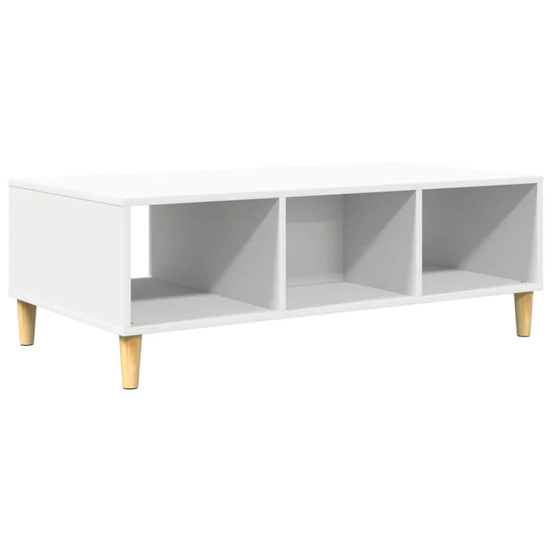 Kavos staliukas Balta 102 x 55 x 35 cm Apdirbta mediena