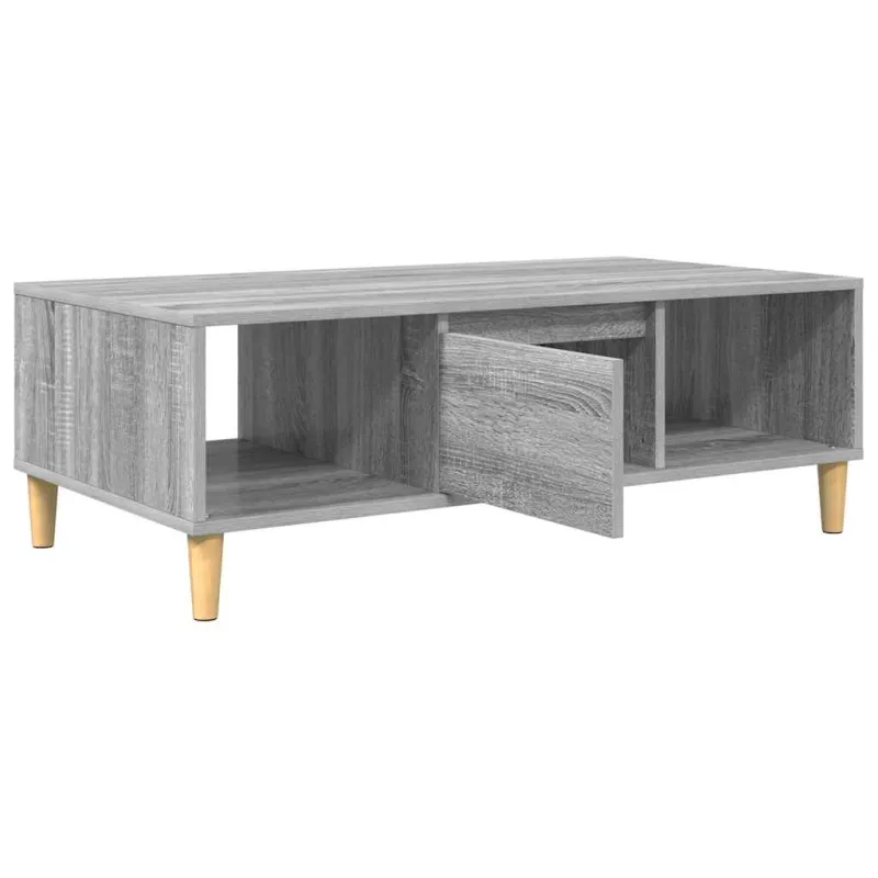 Kavos staliukas Pilkas Sonoma 102 x 55 x 35 cm Apdirbta mediena