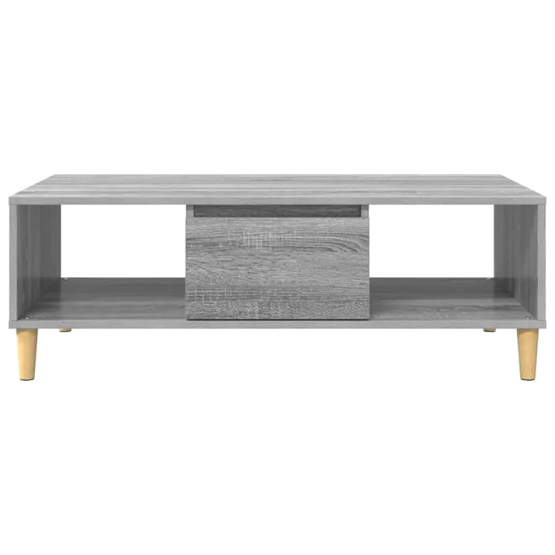 Kavos staliukas Pilkas Sonoma 102 x 55 x 35 cm Apdirbta mediena