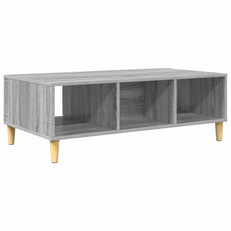 Kavos staliukas Pilkas Sonoma 102 x 55 x 35 cm Apdirbta mediena