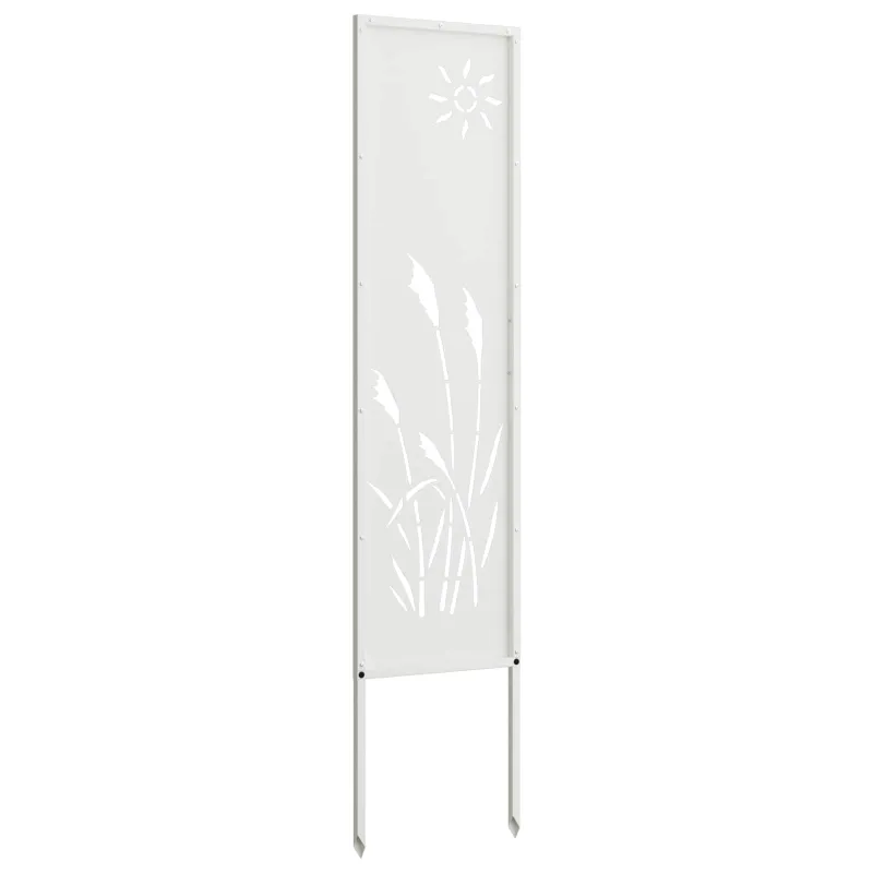 Sodo privatumo ekranas „Fretwork“ Balta 32 x 140 cm