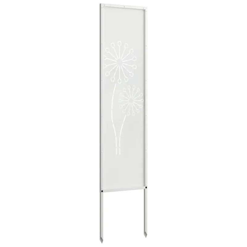 Sodo privatumo ekranas „Fretwork“ Balta 32 x 140 cm
