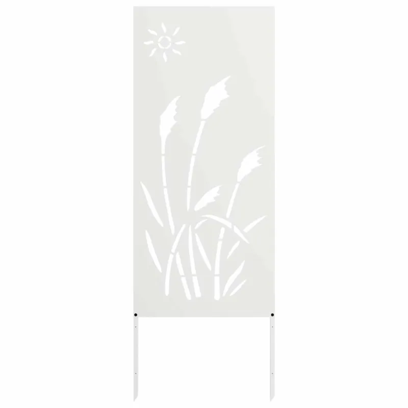 Sodo privatumo ekranas „Fretwork“ Balta 50 x 140 cm