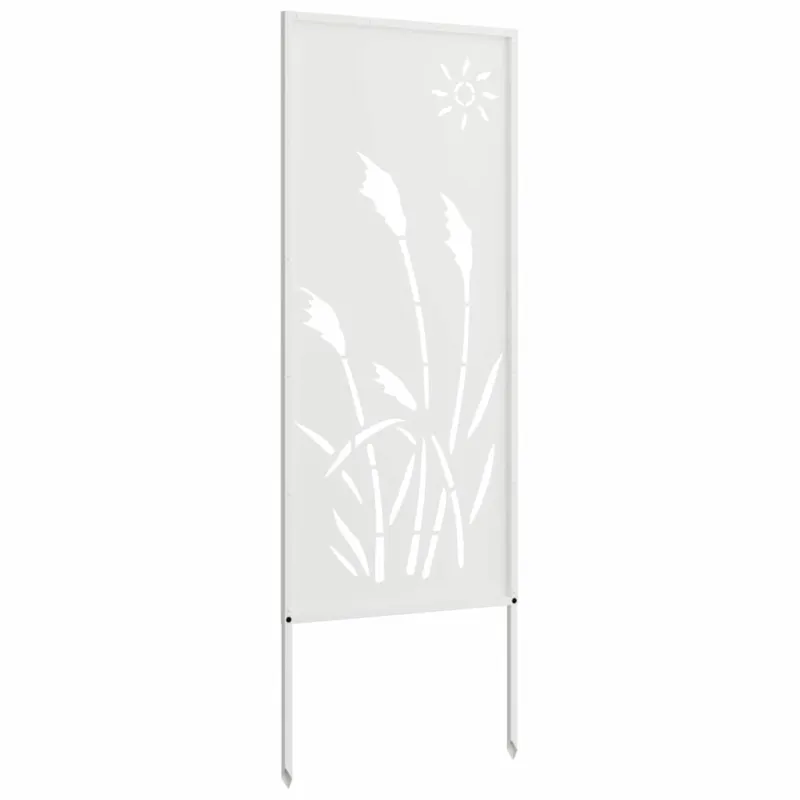 Sodo privatumo ekranas „Fretwork“ Balta 50 x 140 cm