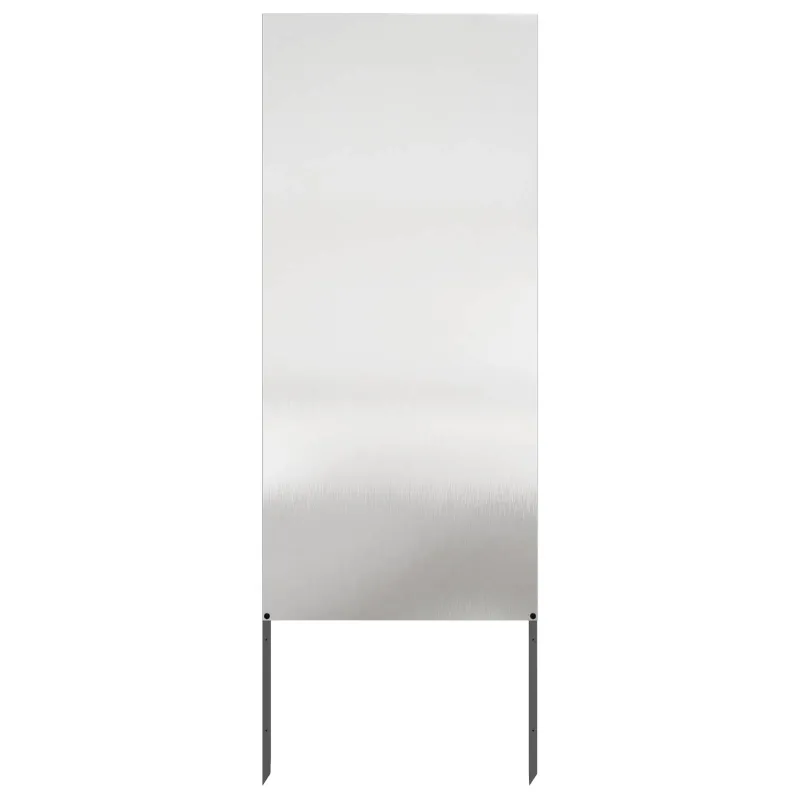 Sodo privatumo ekranas Sidabro 50 x 140 cm Nerūdijantis plienas