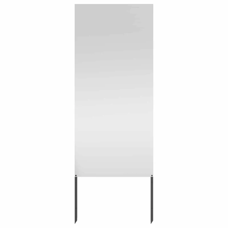 Sodo privatumo ekranas „Fretwork“ Sidabro 50 x 140 cm