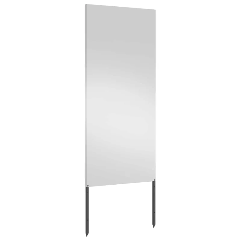 Sodo privatumo ekranas „Fretwork“ Sidabro 50 x 140 cm