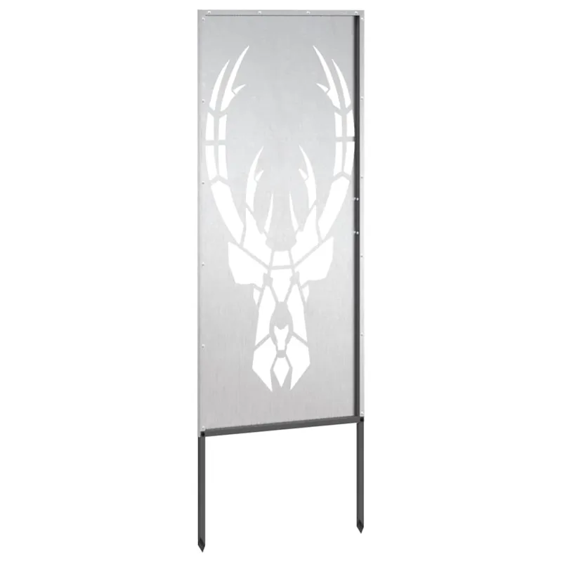Sodo privatumo ekranas Sidabro 50 x 140 cm Nerūdijantis plienas