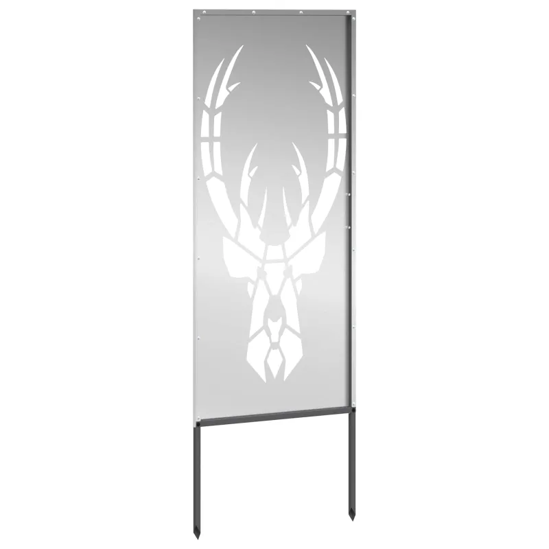 Sodo privatumo ekranas Gyvūnų raštai Sidabro 50 x 140 cm