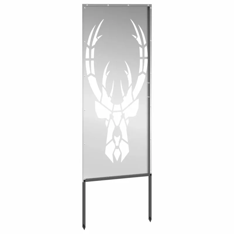 Sodo privatumo ekranas Gyvūnų raštai Sidabro 50 x 140 cm