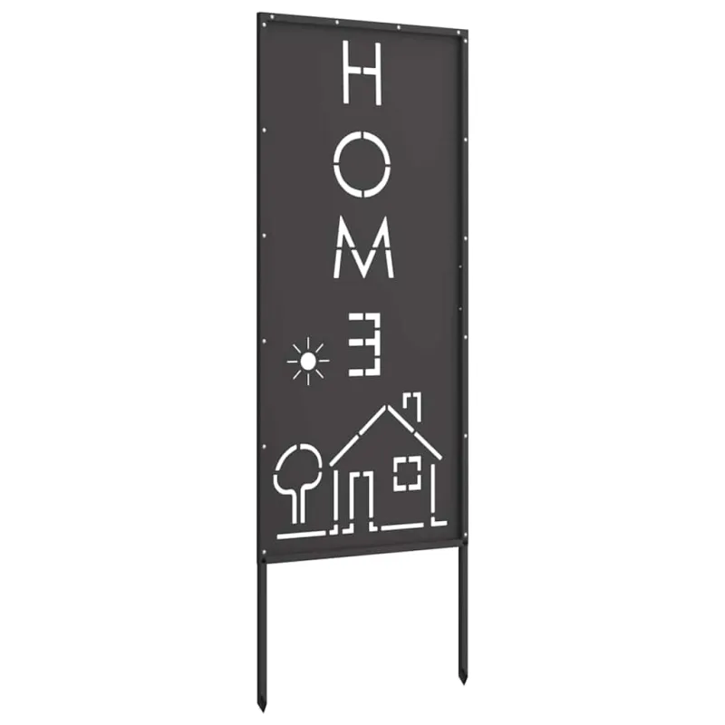 Sodo privatumo ekranas „Fretwork“ Juoda 50 x 140 cm
