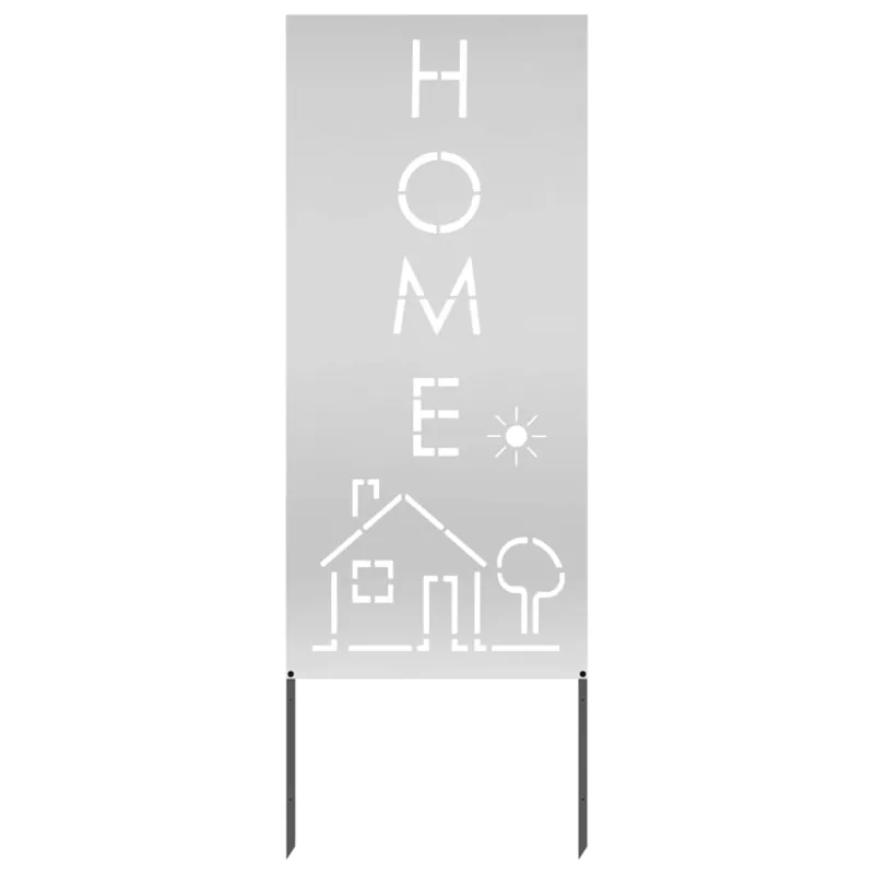 Sodo privatumo ekranas „Fretwork“ Sidabro 50 x 140 cm